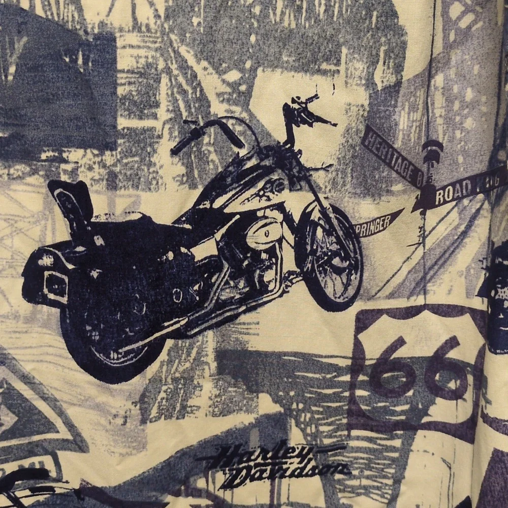 Harley Davidson Route 66 Vintage Shift Dress - Festival - Graphic Design - Bold - Picture 4 of 13